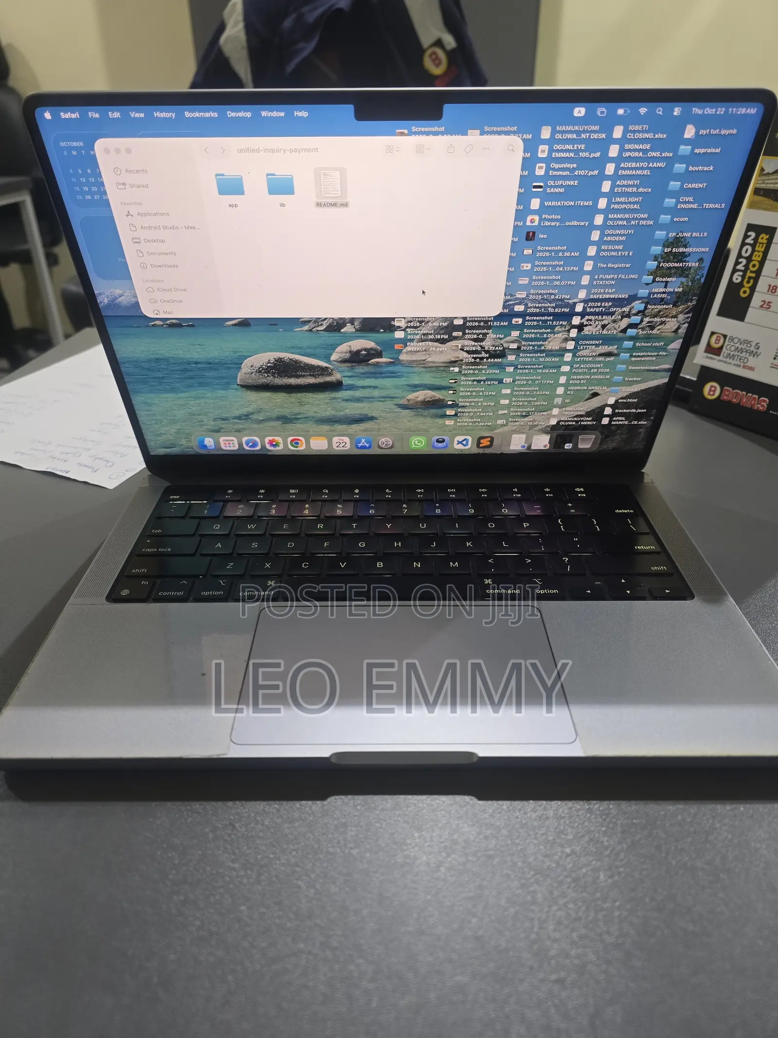 Laptop Apple MacBook Pro 2021 M1 16GB Apple M1 Pro SSD 512GB