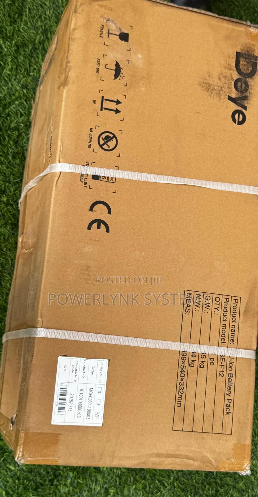 Deye 12kwh Lithium Battery (48v)