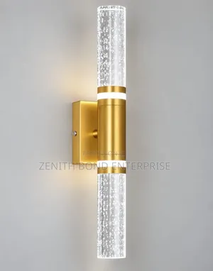 Double Water Crystal Wall Lamp