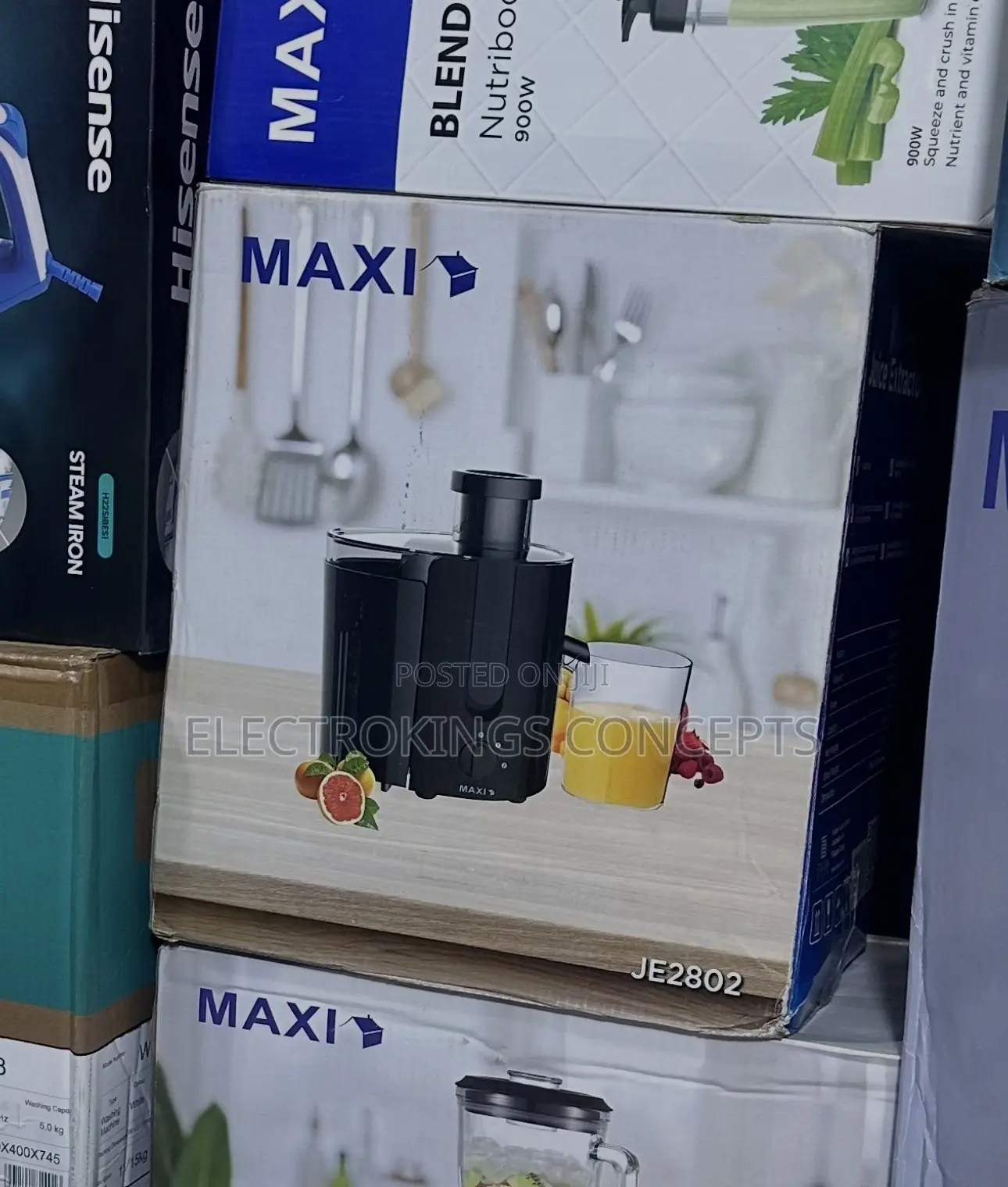 Maxi 500ML 400W Juice Extractor Machine | MAXIJUICER 2802JE