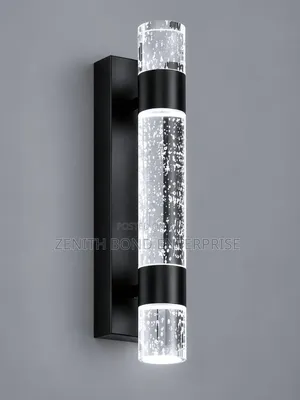 Double Water Crystal Wall Lamp