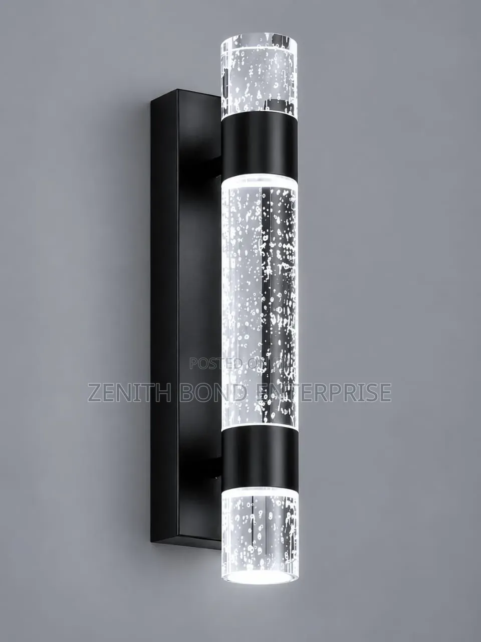 Double Water Crystal Wall Lamp
