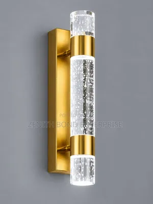 Double Water Crystal Wall Lamp
