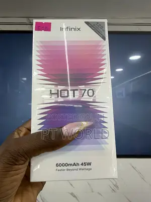 New Infinix Hot 70 128 GB Black