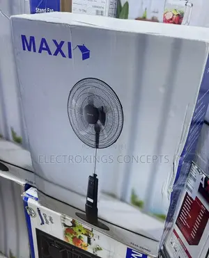 Maxi Standing Rechargeable Fan 18 Inch Black FS45-25MRD