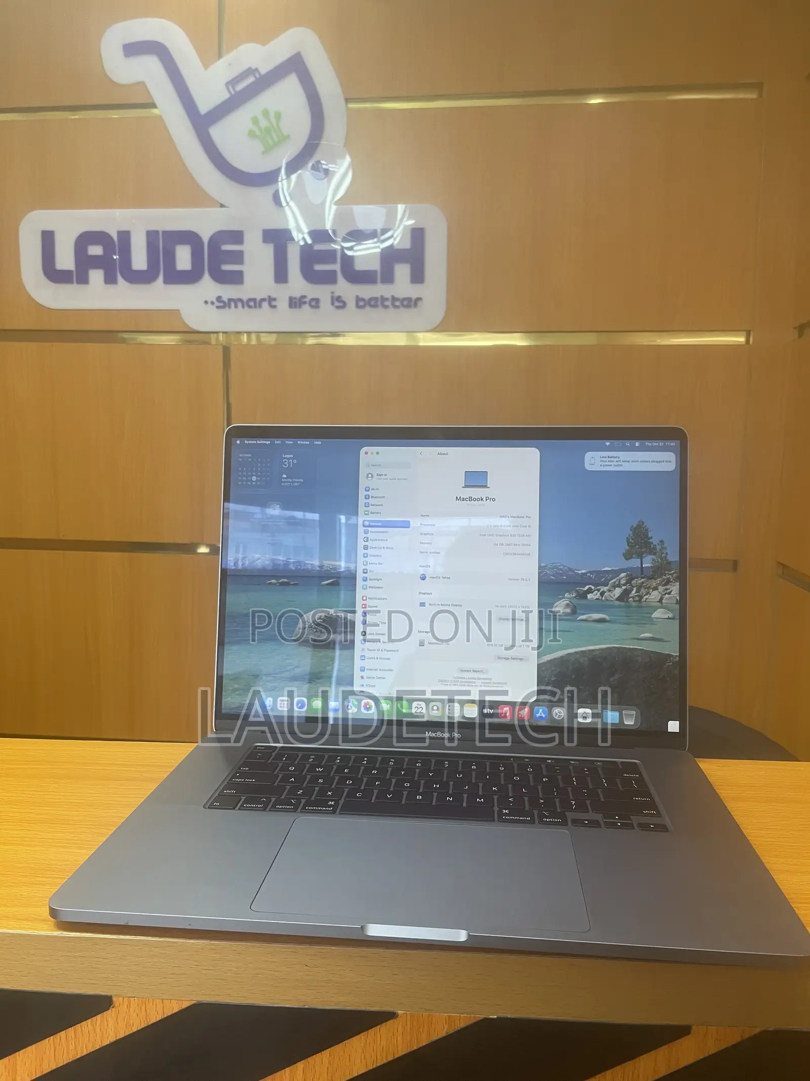 Laptop Apple MacBook Pro 2019 64GB Intel Core i9 SSD 1T