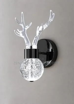 Luxury Crystal Antler Wall Lamp – Elegant & Modern Design