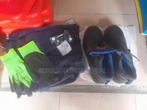 Heavy Duty Coverall & Safety Boots PPE Combo Kit (Bulk)
