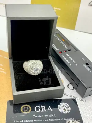 3D Buss Down VVS Moissanite Diamond Rings for Men