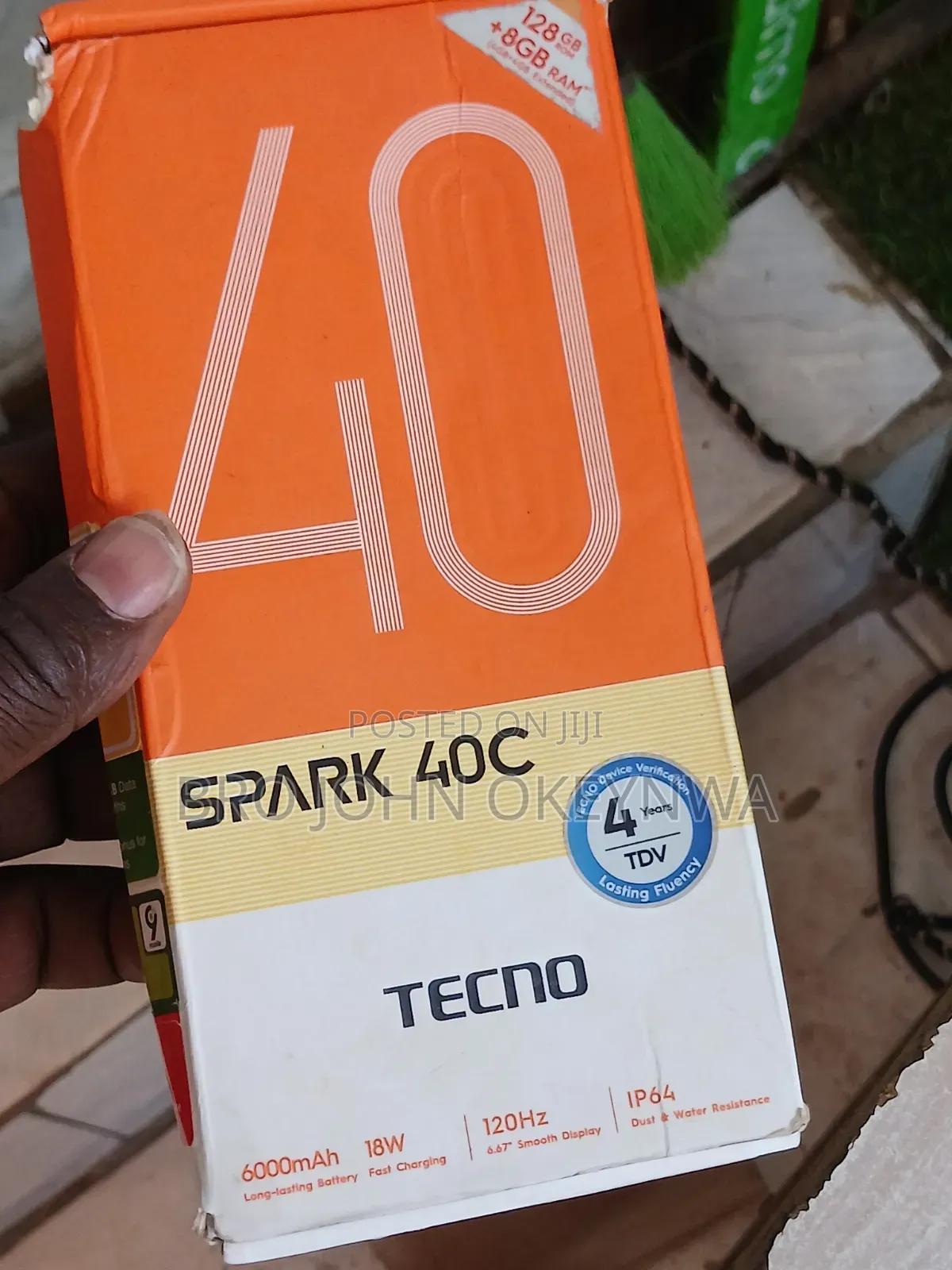Tecno Spark 40C 128 GB White