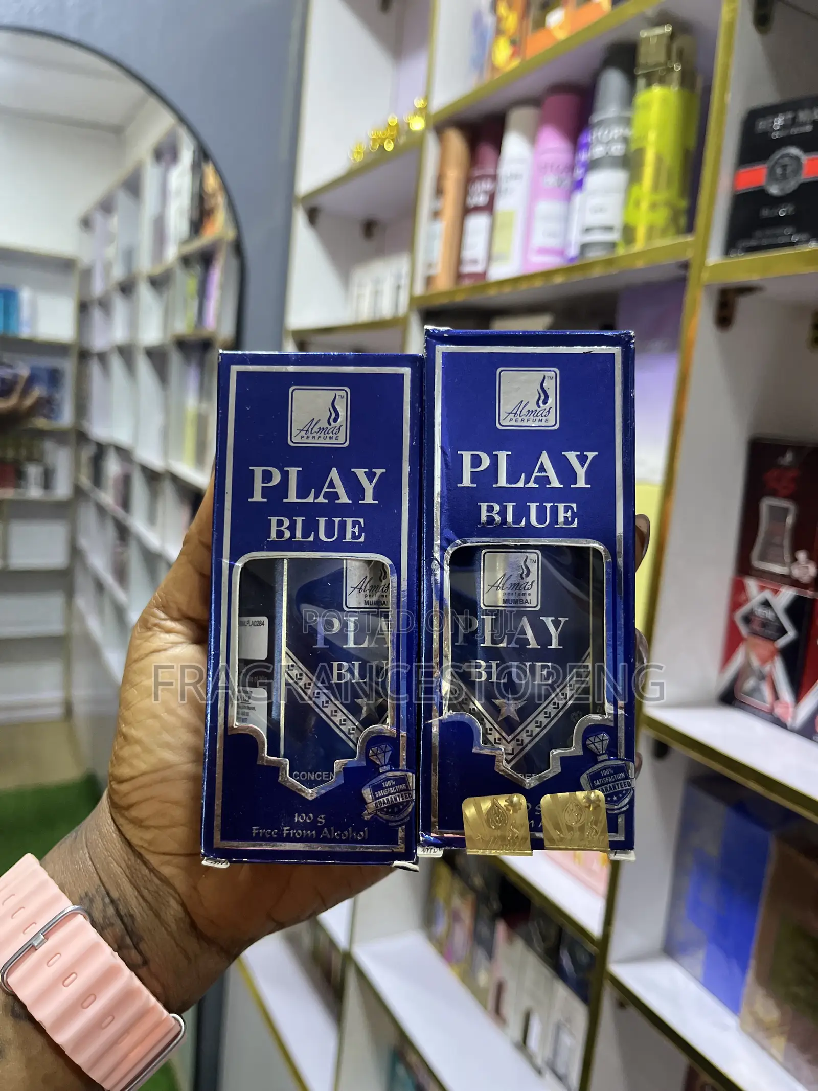 Play Blue Perfume Oil