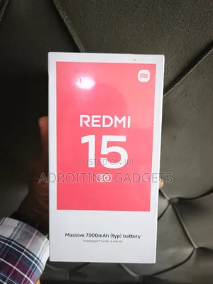 New Xiaomi Redmi 15 5G 256 GB Black