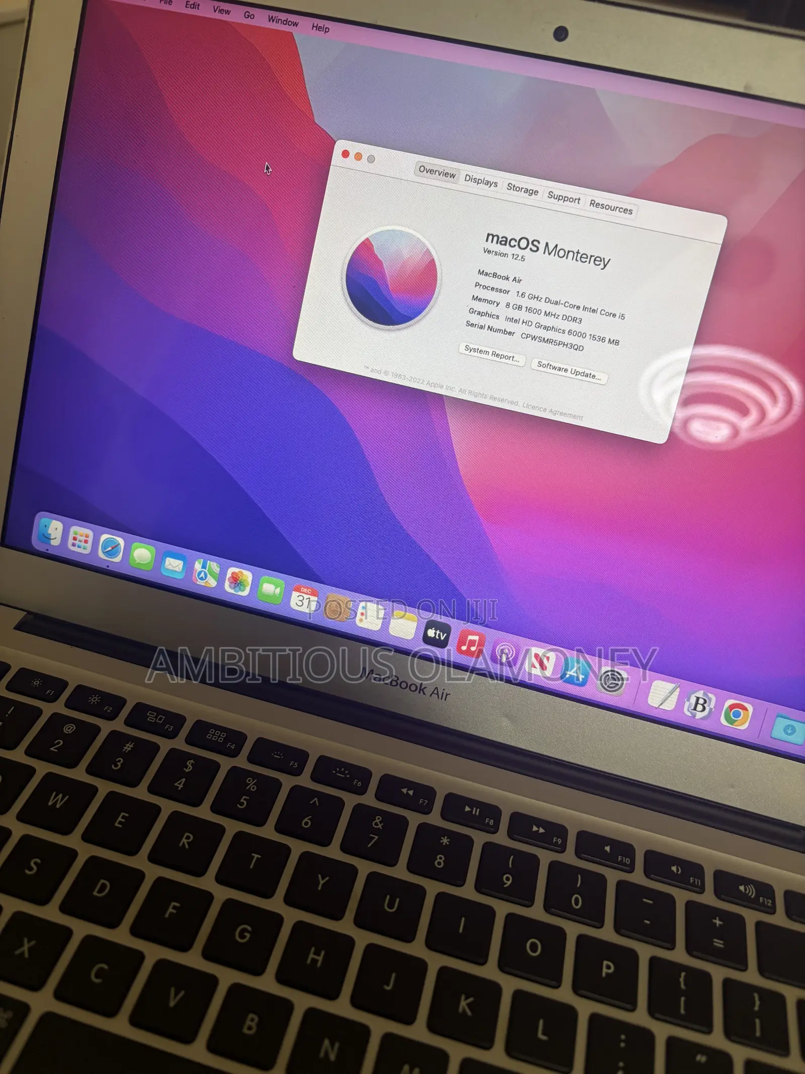 Laptop Apple MacBook Air 2017 8GB Intel Core i5 SSD 128GB