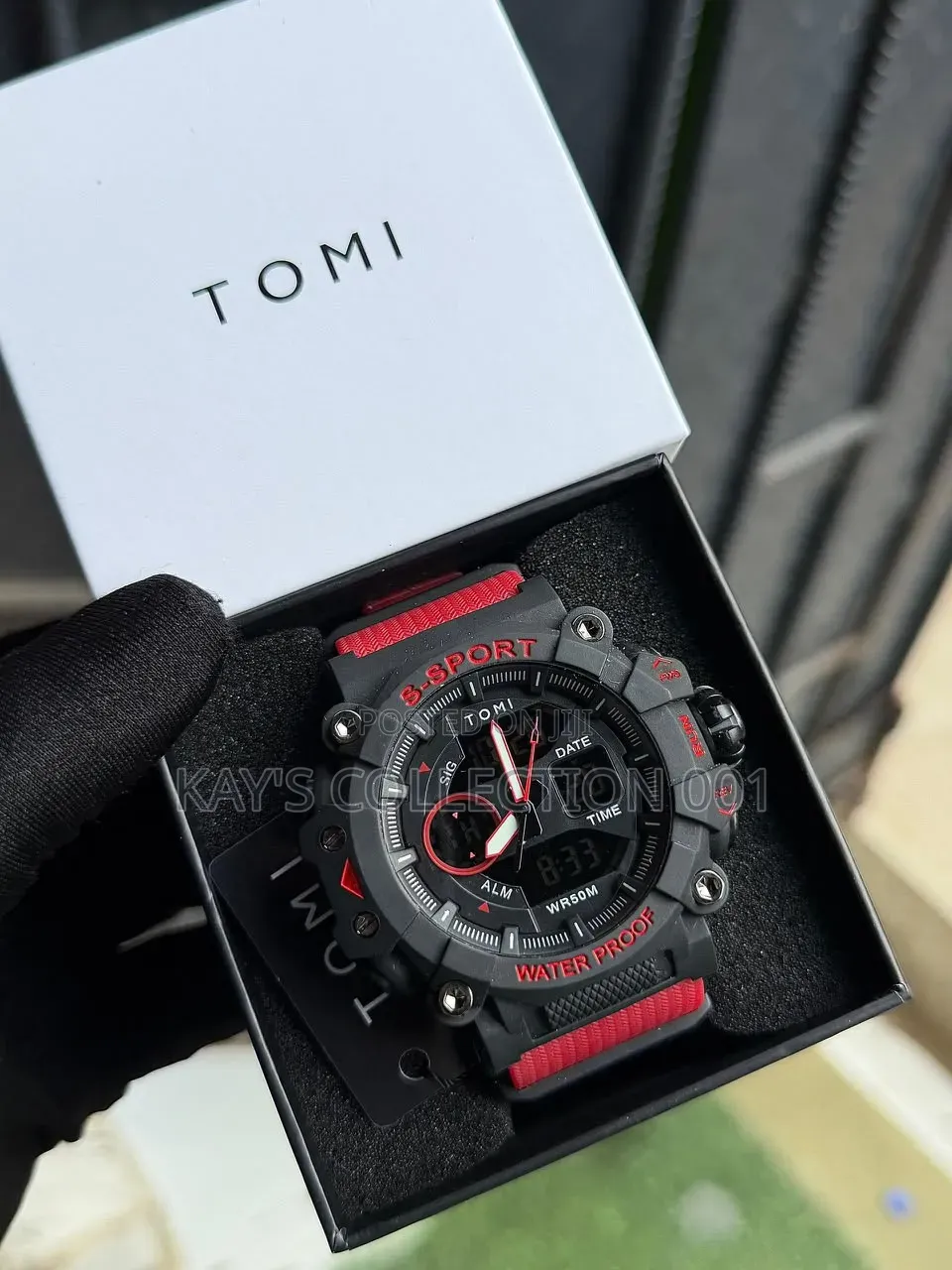 Tomi Watch Digital and Analog Display