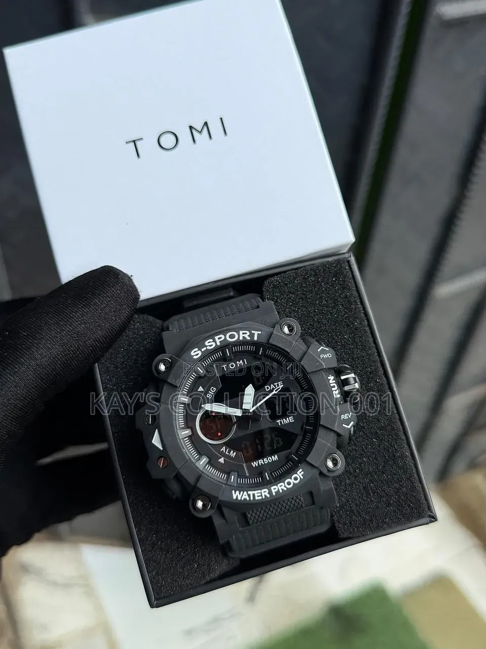 Tomi Watch Digital and Analog Display