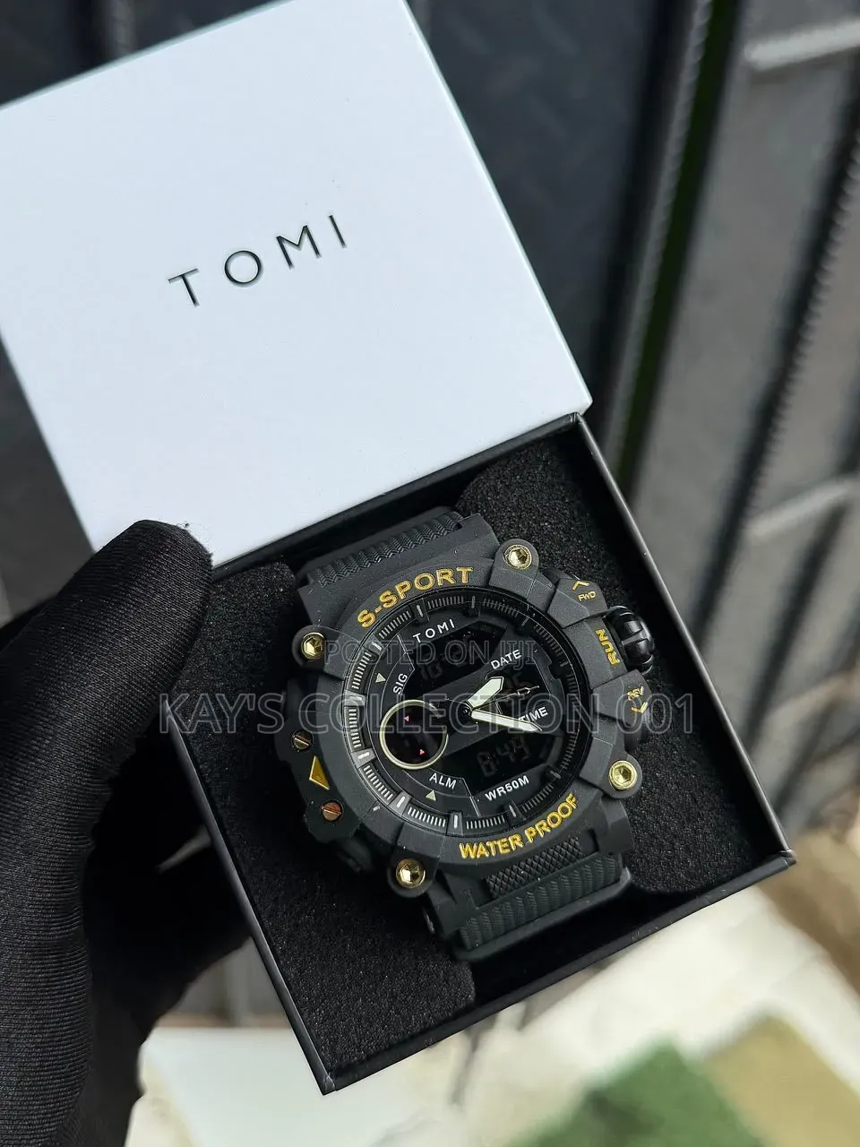 Tomi Watch Digital and Analog Display