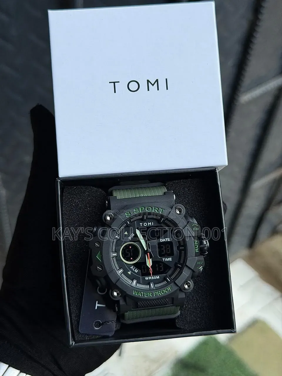 Tomi Watch Digital and Analog Display