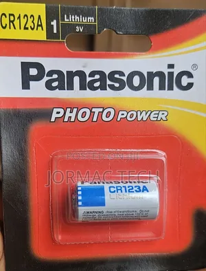Panasonic Photo Power Cr123 Lithium 3v Battery
