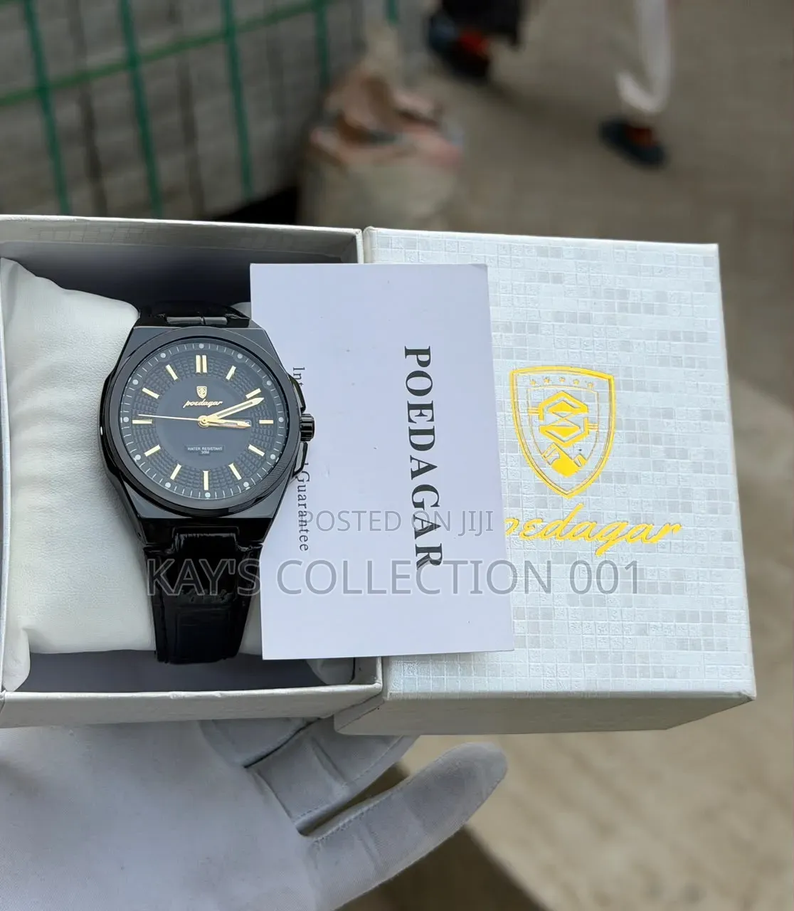 POEDAGAR Leather Strap