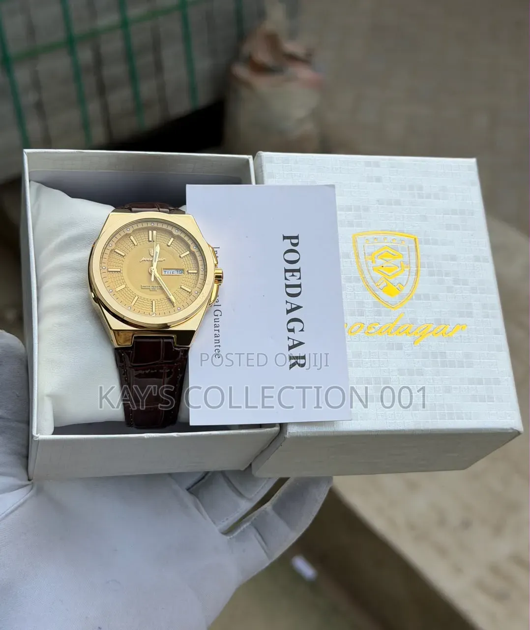 POEDAGAR Leather Strap