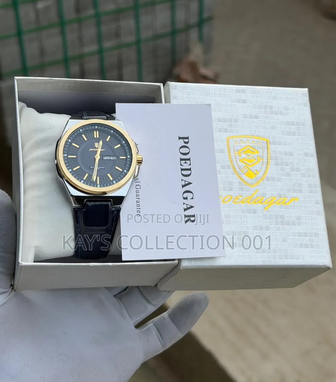 POEDAGAR Leather Strap
