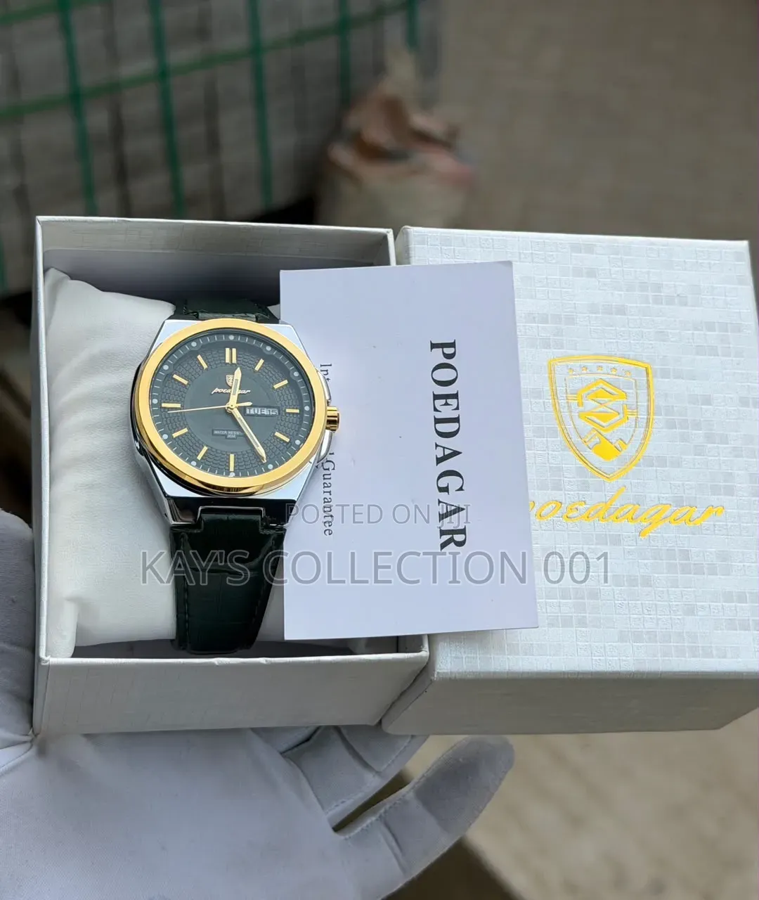 POEDAGAR Leather Strap
