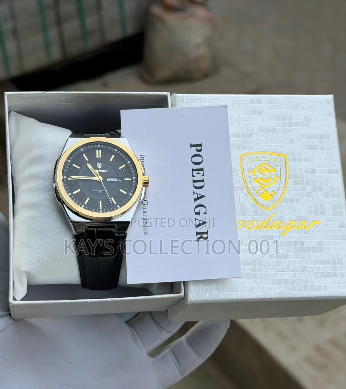 POEDAGAR Leather Strap