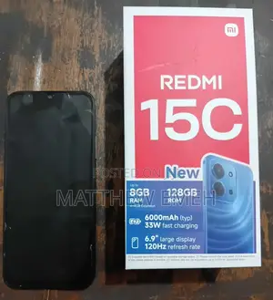 Xiaomi Redmi 15C 4G 128 GB Black