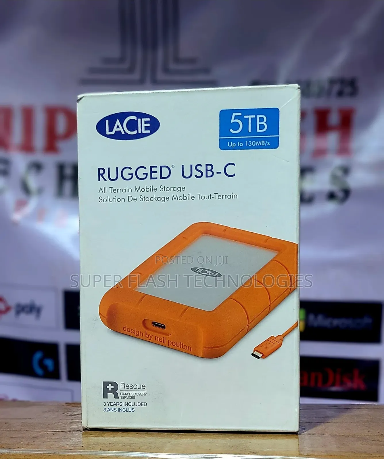 LaCie 5TB Rugged External HDD