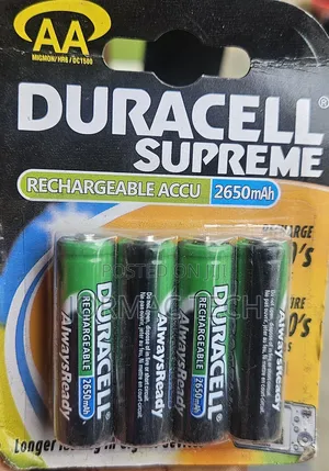 AA DURACELL SUPREME Rechargeable ACCU2650mAh Battery