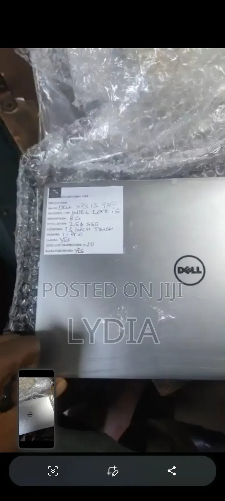 Laptop Dell XPS 13 (9350) 8GB Intel Core i5 SSD 256GB