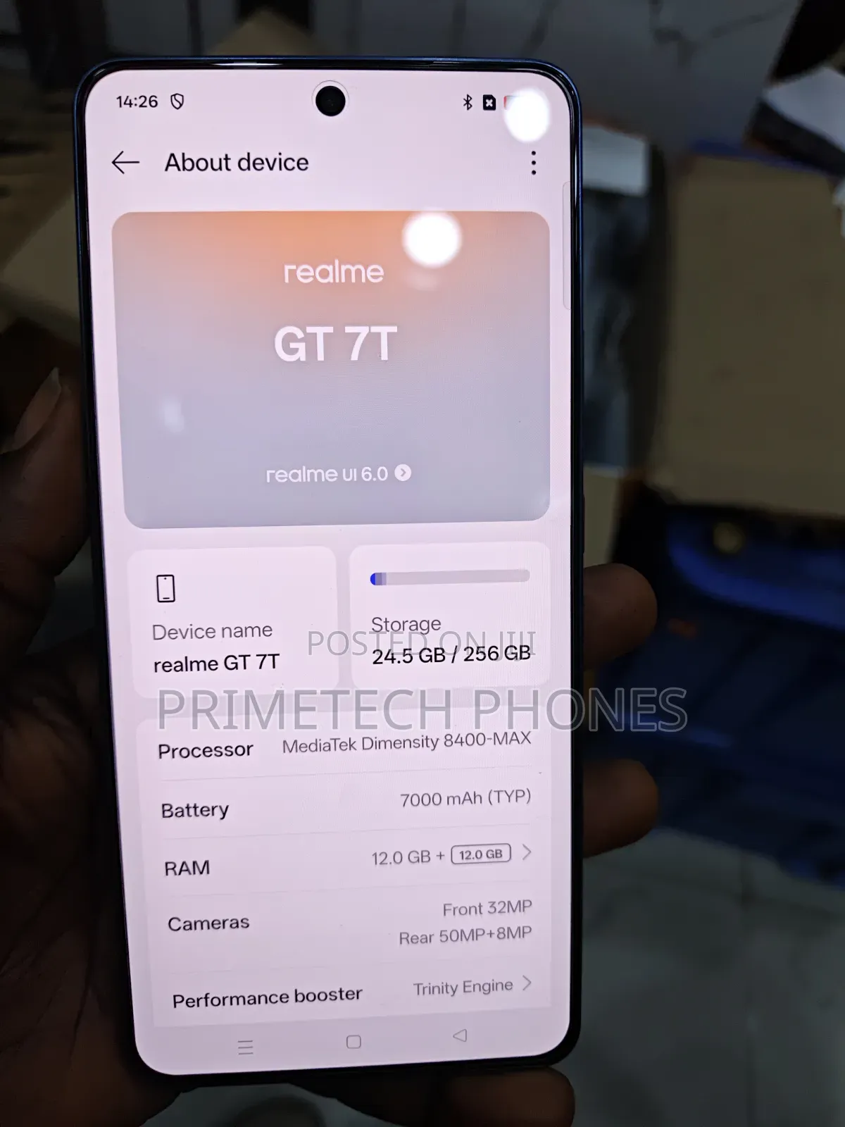 Realme GT 7 256 GB Blue