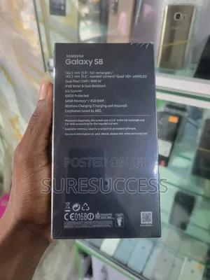 New Samsung Galaxy S8 64 GB Black