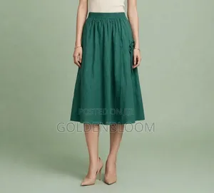 Green Midi Skirt