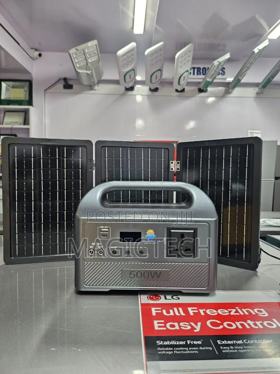 Suntrick 500W Solar Generator With 30W Foldable Solar Panel