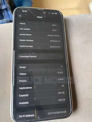 Apple iPhone 15 Plus 128 GB White