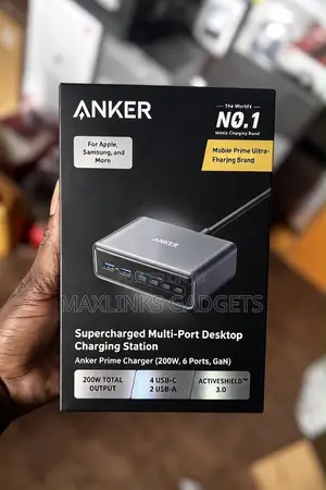 Anker Prime 200w 6port Multi Port Desktop Charging Station