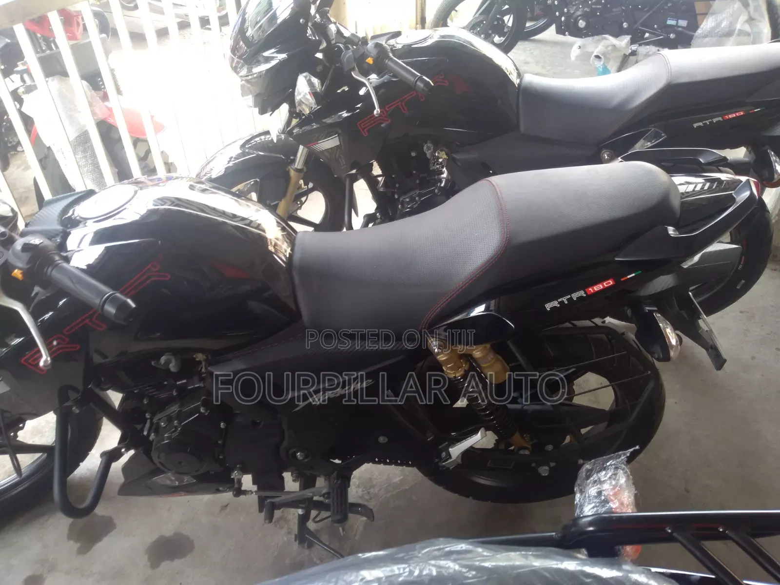 New TVS Apache 180 RTR 2026 Black