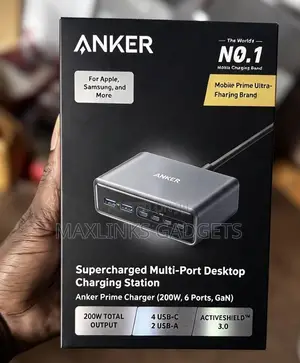 Anker Prime 200w 6port Multi Port Desktop Charging Station