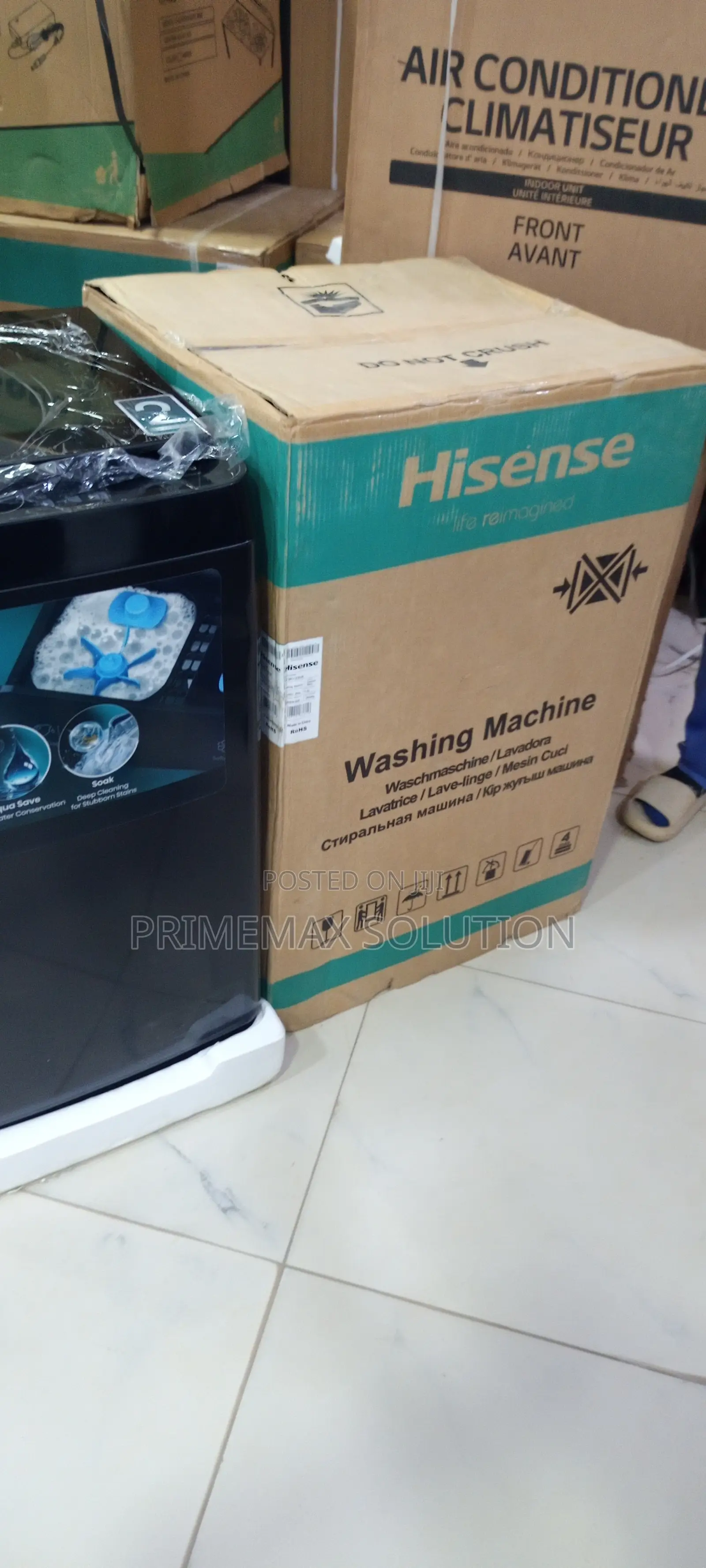 Hisense WM3K1123UBWT Top Loading AUTOMATIC Washer 11 KG