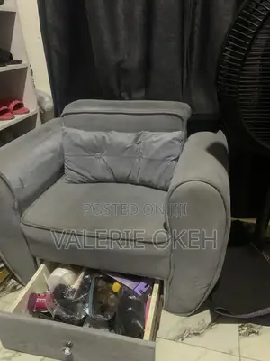 Single Seater Sofa Chair With Drawer