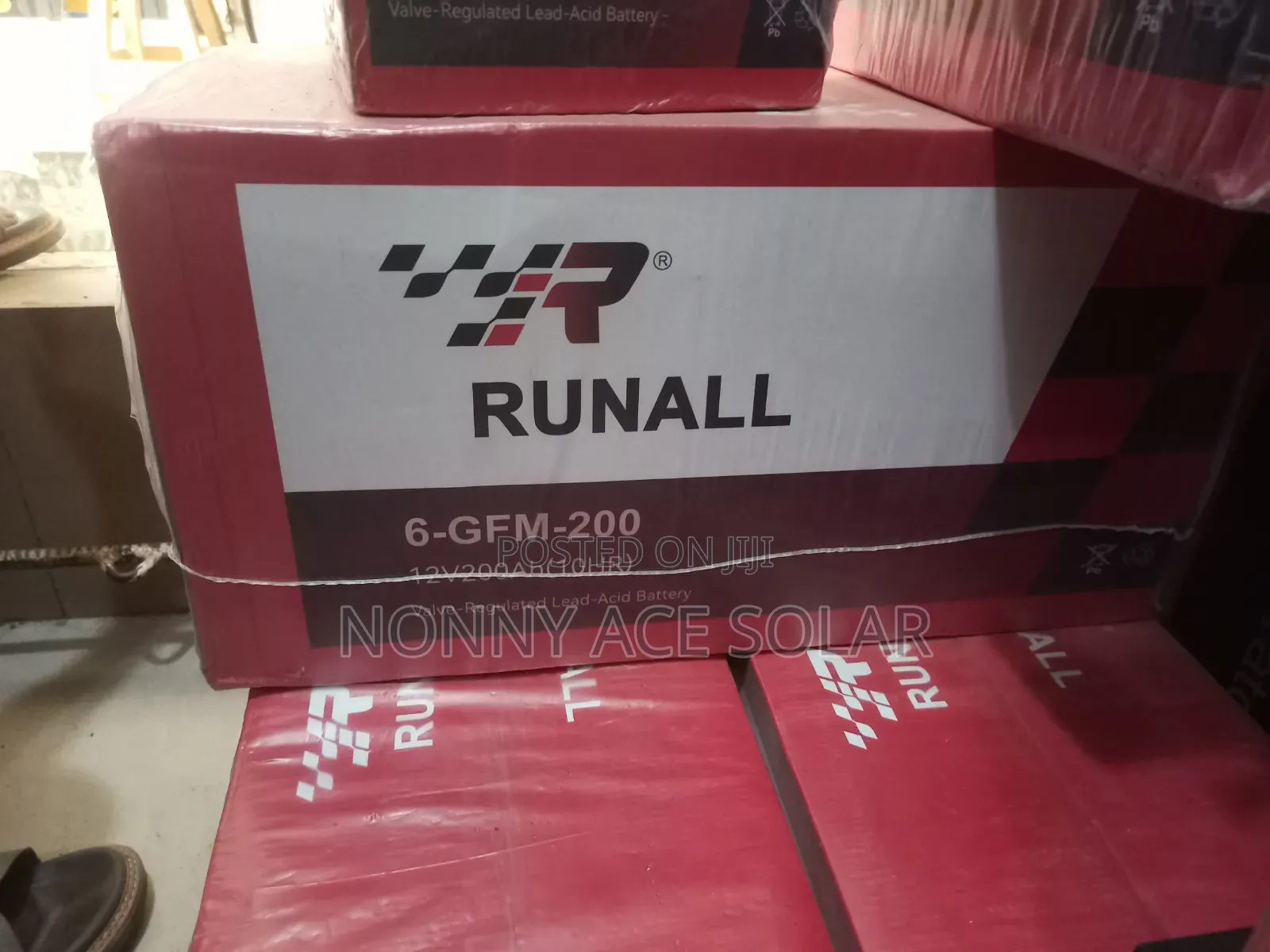 RunAll 200ah 12v Dry Cell Battery