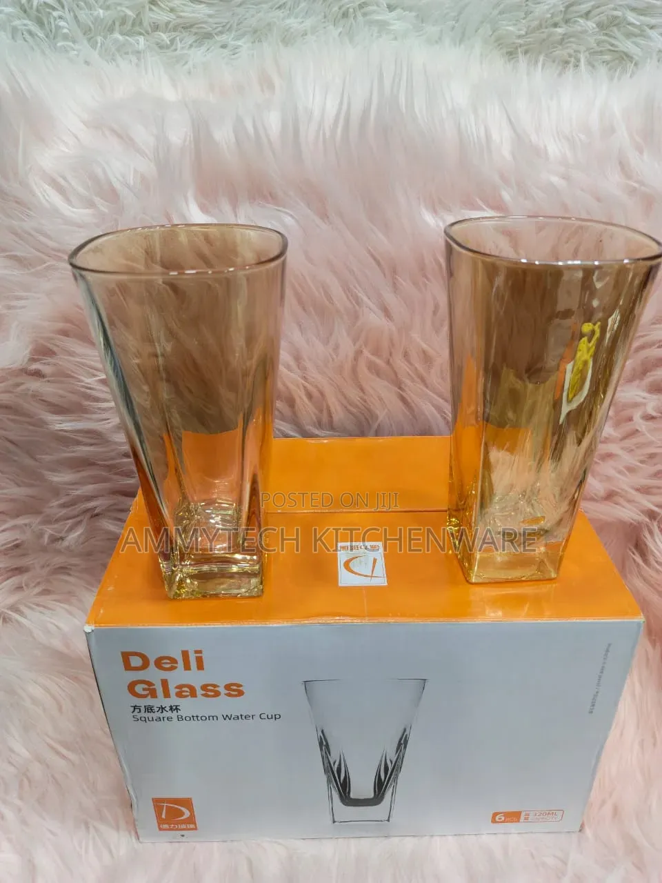 High Quality Gold Glass 6pcs