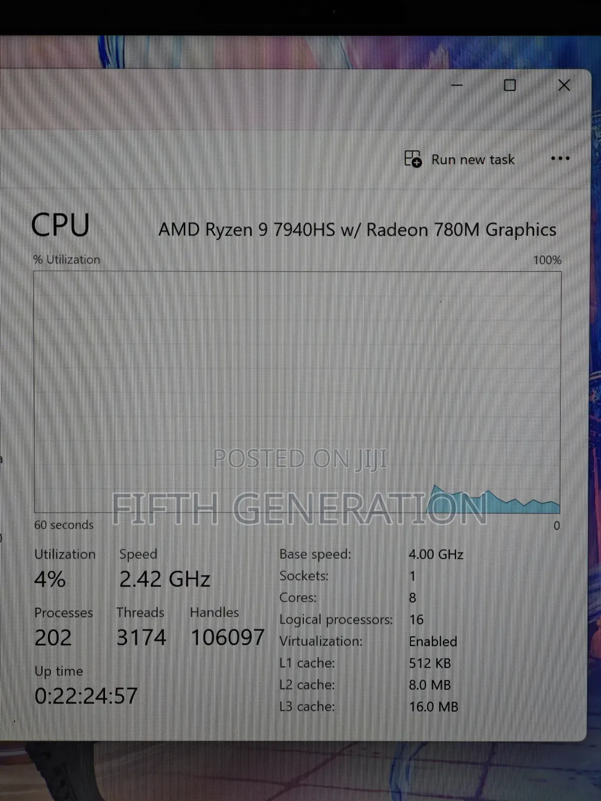 Laptop Asus ROG Zephyrus G14 16GB AMD Ryzen 9 SSD 512GB