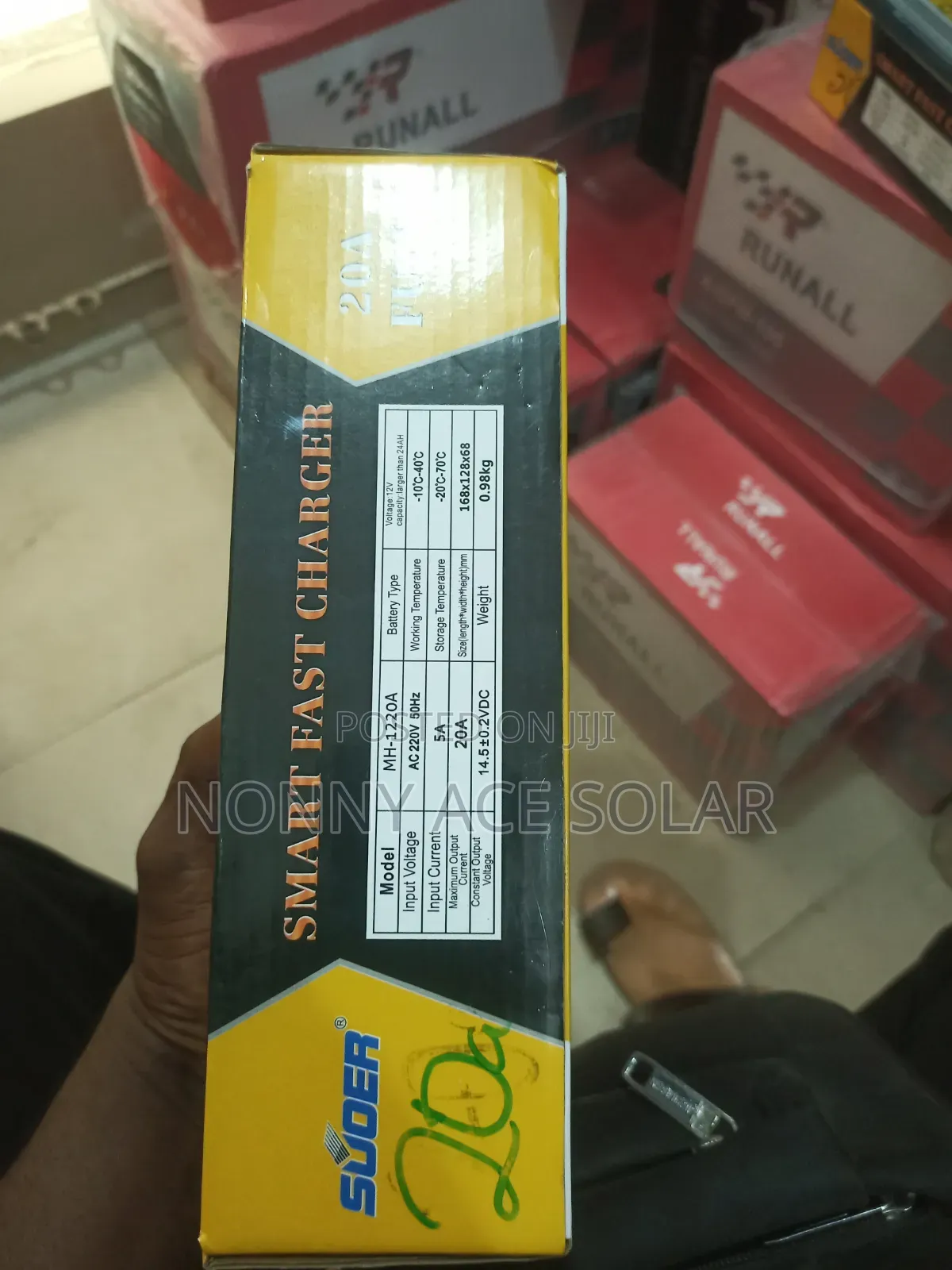Suder Smart AC Fast Charger 12v 20ah