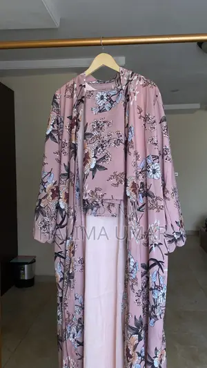 Beautiful Floral Abaya for Women
