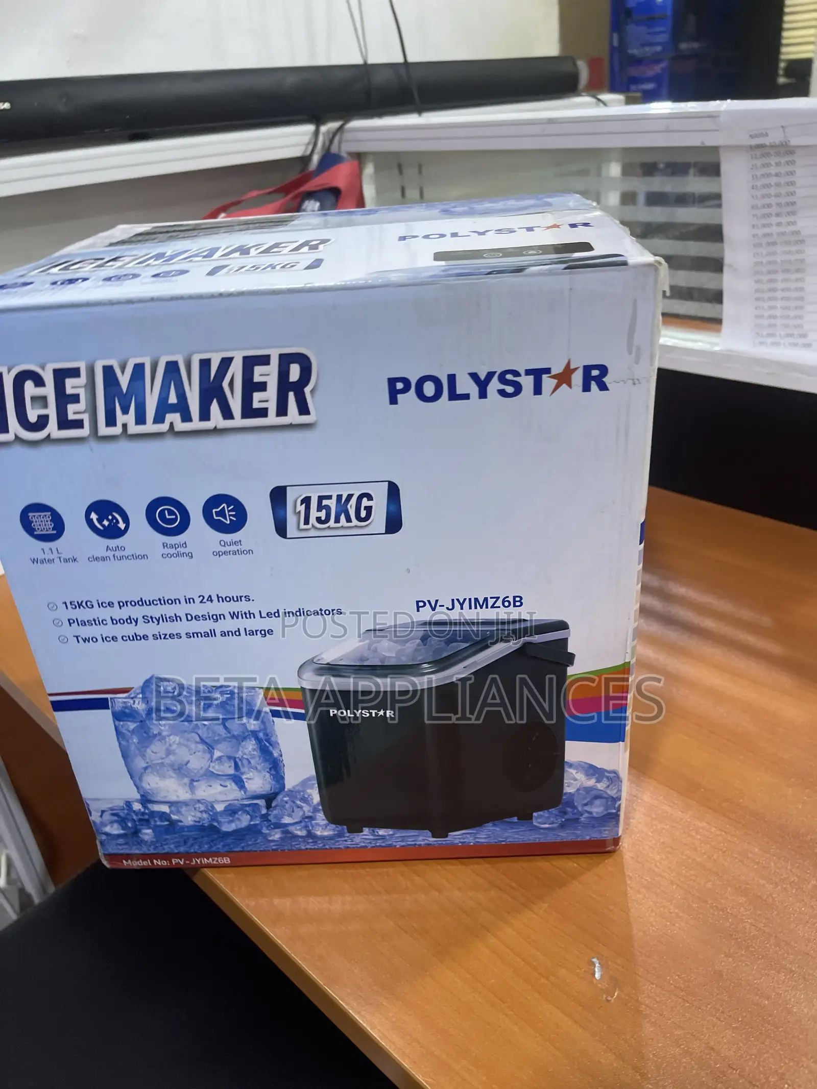 Polystar 15kg Electric Ice Cube Production Unit
