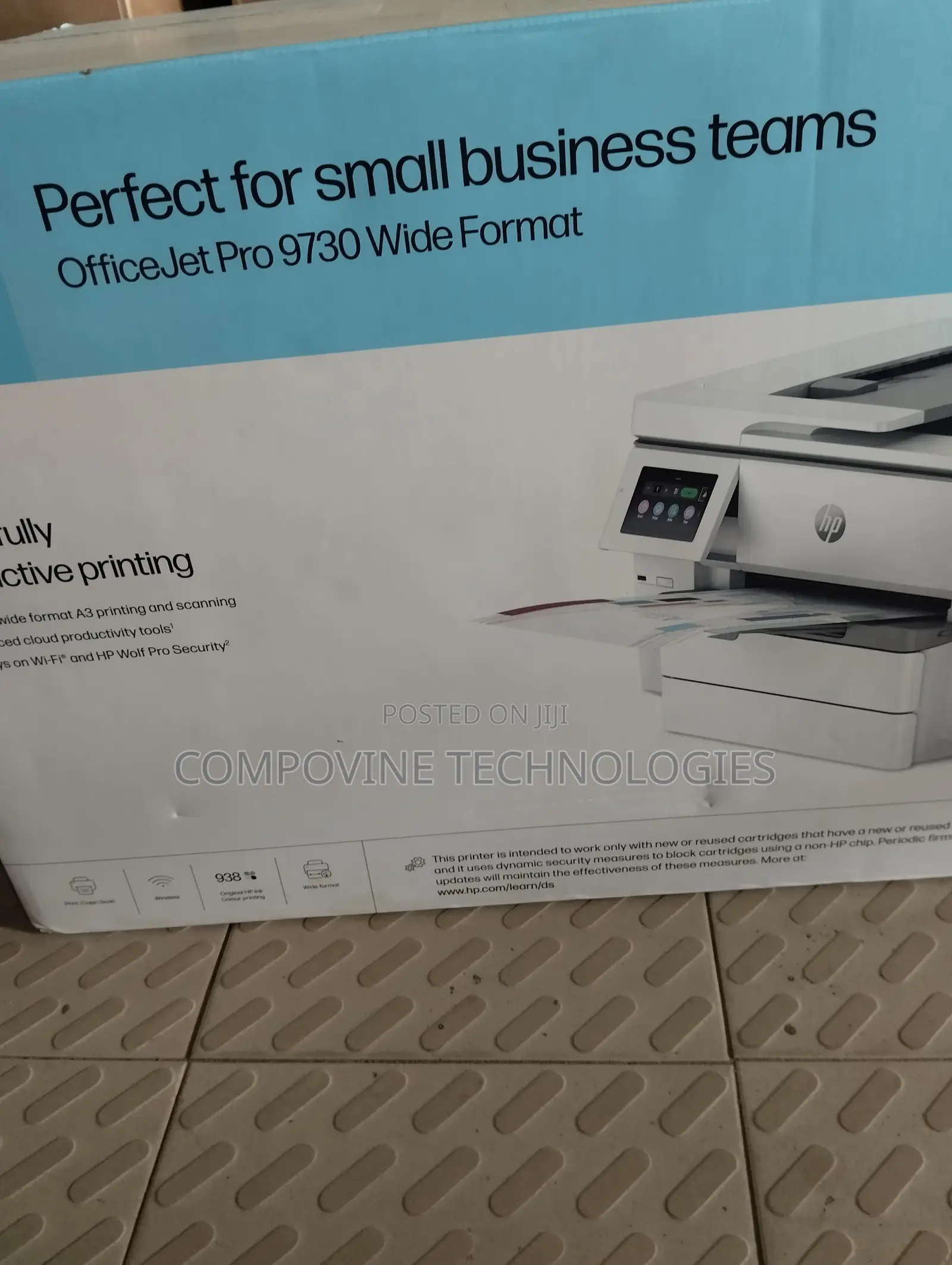 HP Officejet Pro 9730 Wide Format Printer