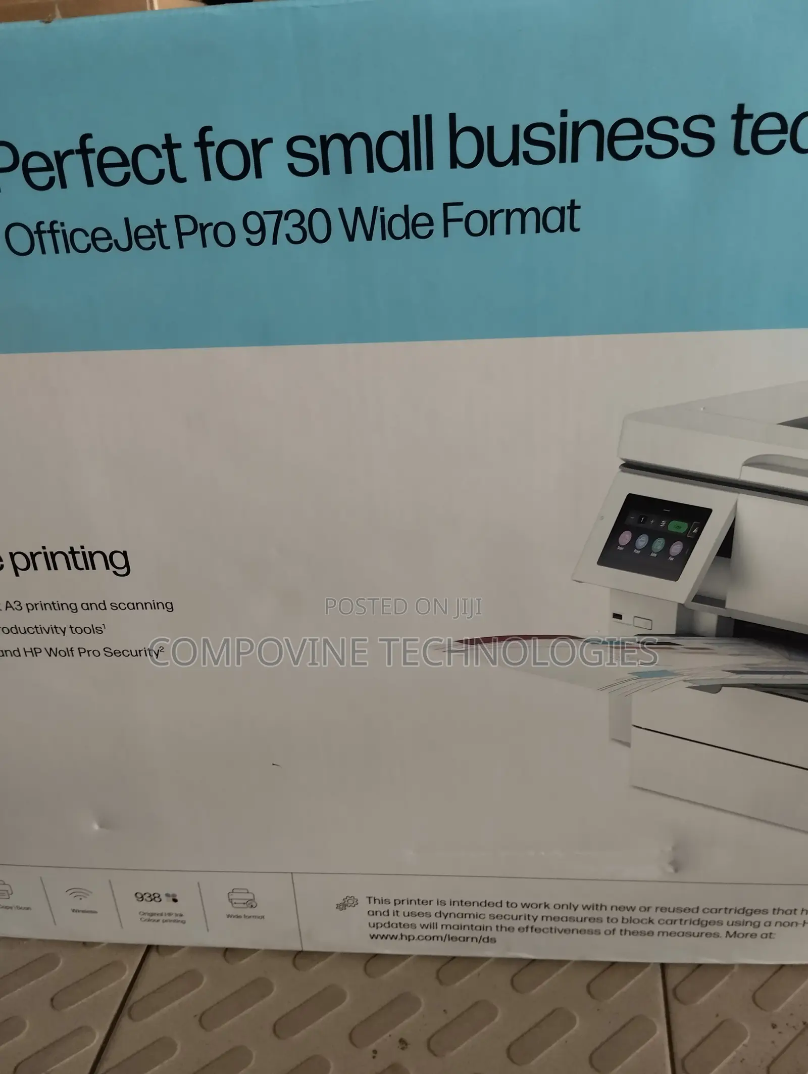 HP Officejet Pro 9730 Wide Format Printer