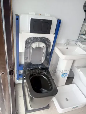 Original Square Black Conceal Water Closet